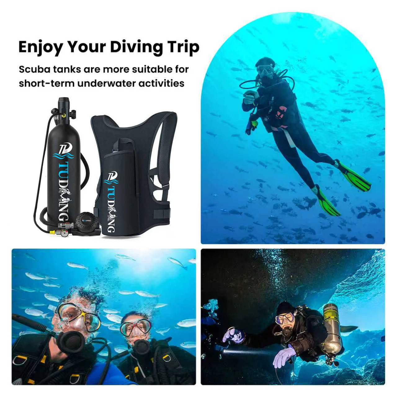 TUDIVING S700Plus Portable Scuba Tank Support