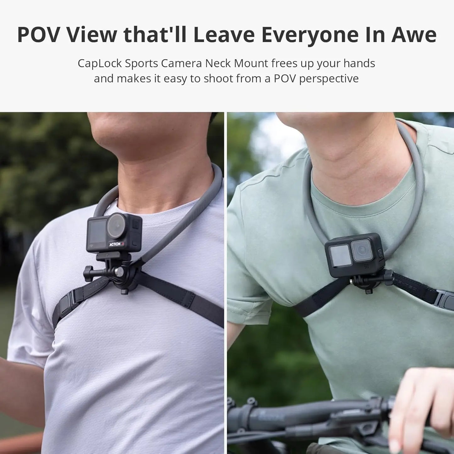 PGYTECH Caplock Neck Mount Chest Mount For GoPro Insta360
