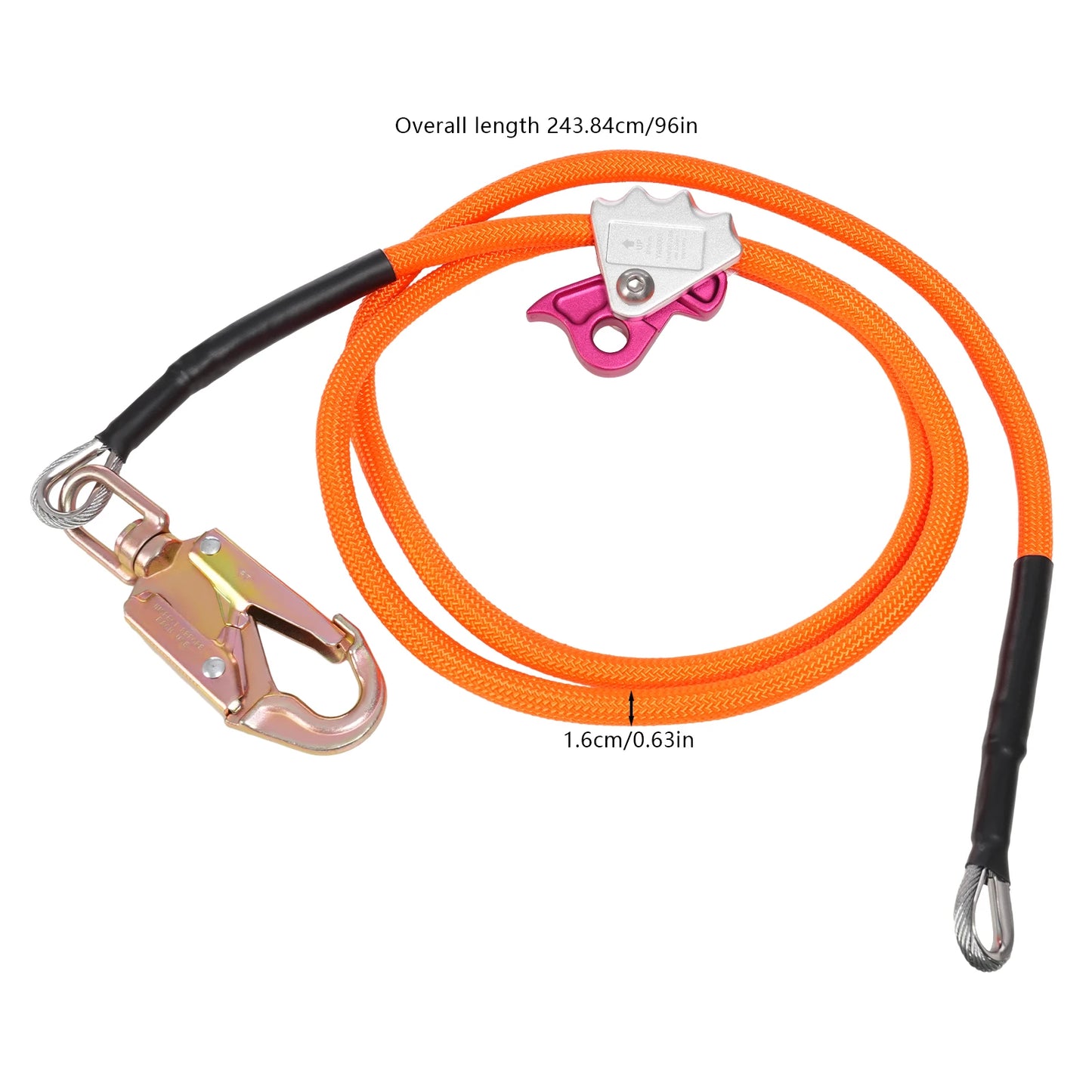 Sling Tree Descent Rope With Triple Locking Carabiner