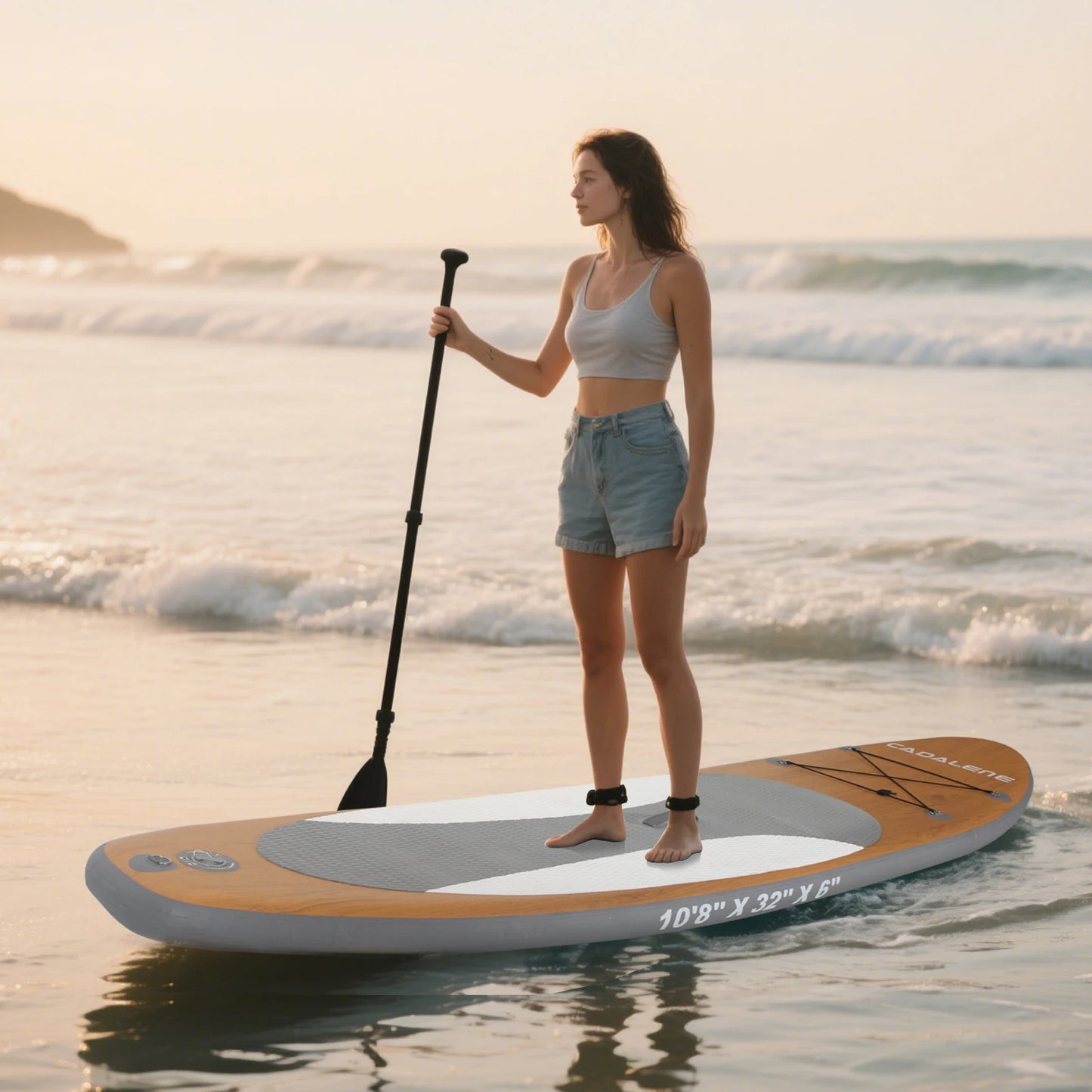 CADALENE Inflatable Stand Up Paddleboard With Premium Accessories