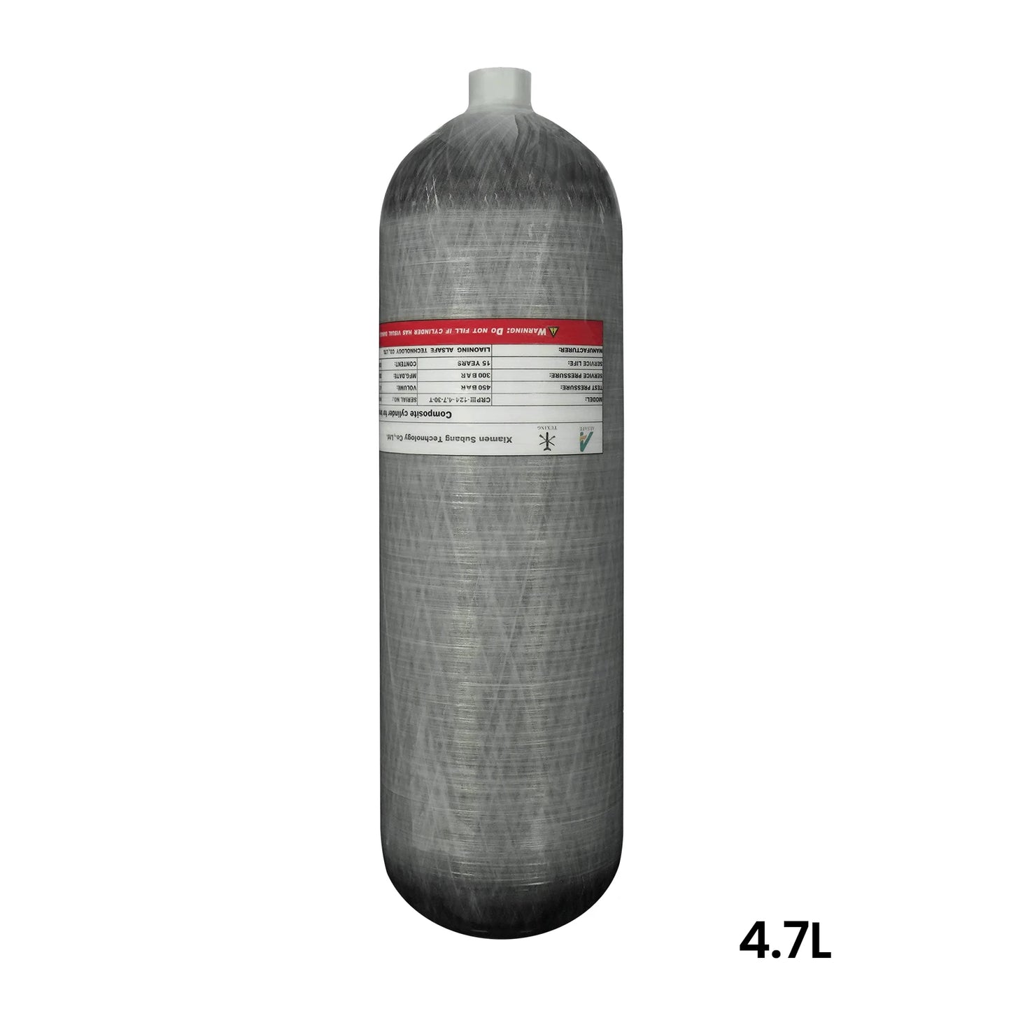 Tudiving Carbon Fiber High Pressure Diving Tank