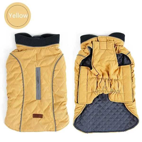JANPET Quilted Dog Coat Warm Jacket for Autumn Winter