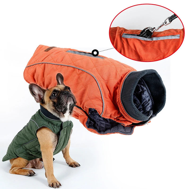 JANPET Quilted Dog Coat Warm Jacket for Autumn Winter