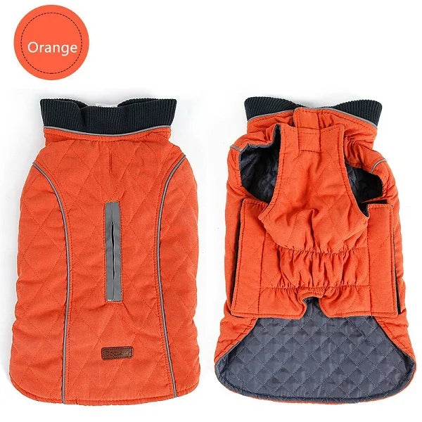 JANPET Quilted Dog Coat Warm Jacket for Autumn Winter