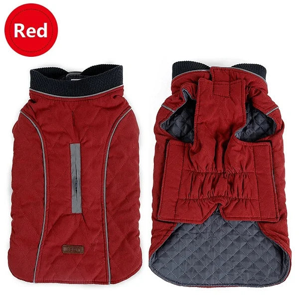 JANPET Quilted Dog Coat Warm Jacket for Autumn Winter