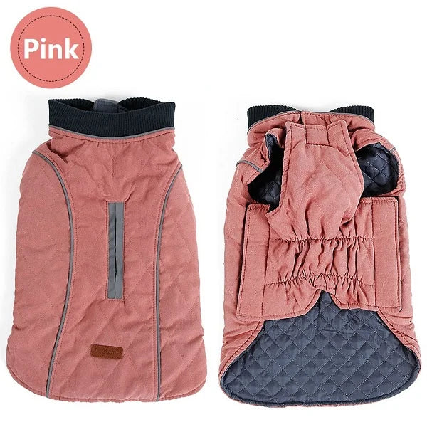 JANPET Quilted Dog Coat Warm Jacket for Autumn Winter