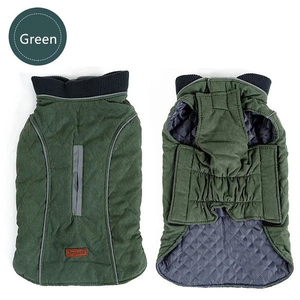 JANPET Quilted Dog Coat Warm Jacket for Autumn Winter
