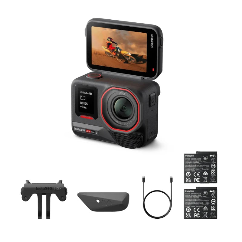 Insta360 Ace Pro 2 8K Action Cam With Flip Touchscreen