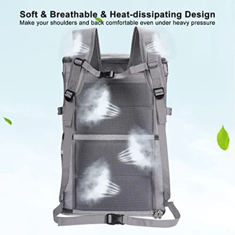 2-In-1 Pet Carrier Backpack for Cats and Dogs