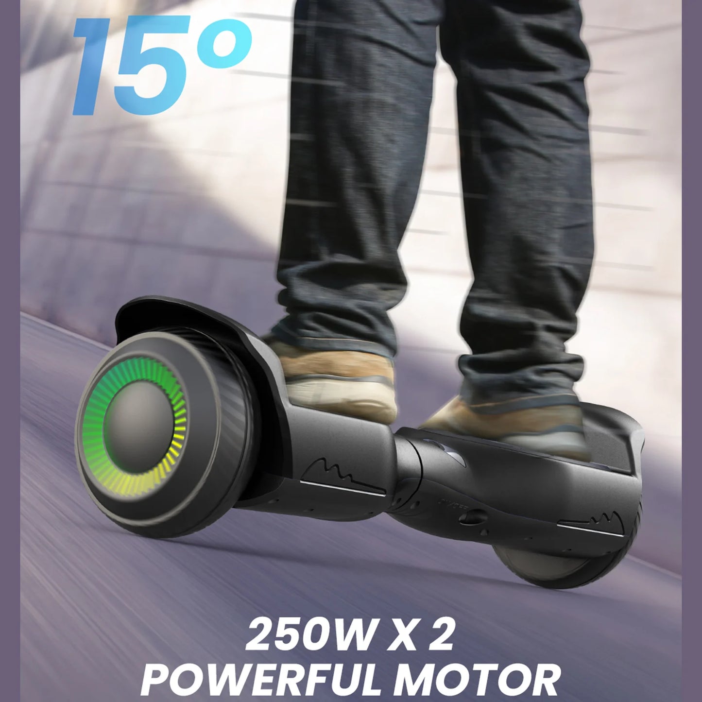GYROORCE All Terrain Self Balancing Hoverboard With LED Bluetooth