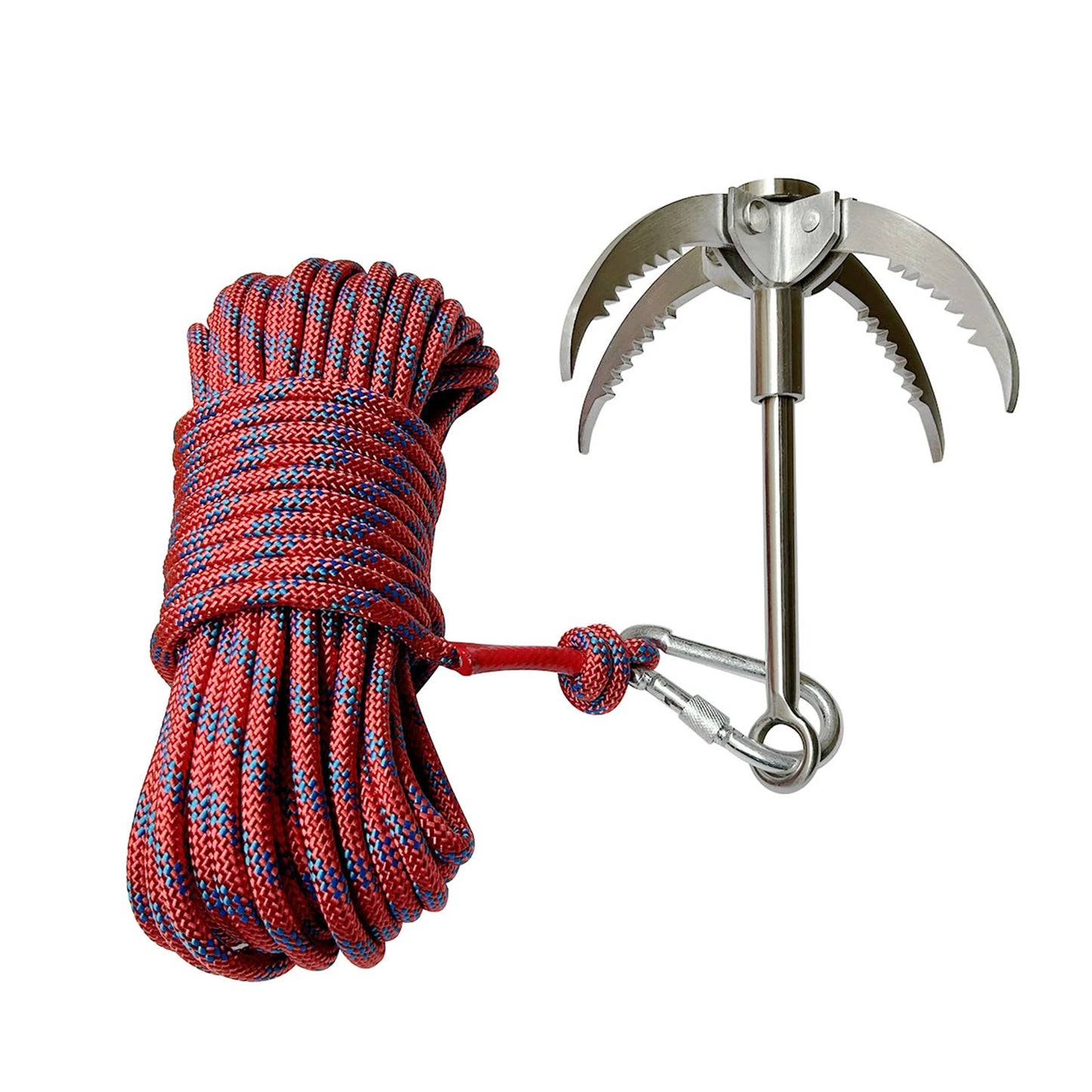 Embirry Outdoor Grappling Hook Anti Slip Survival Climbing Tool