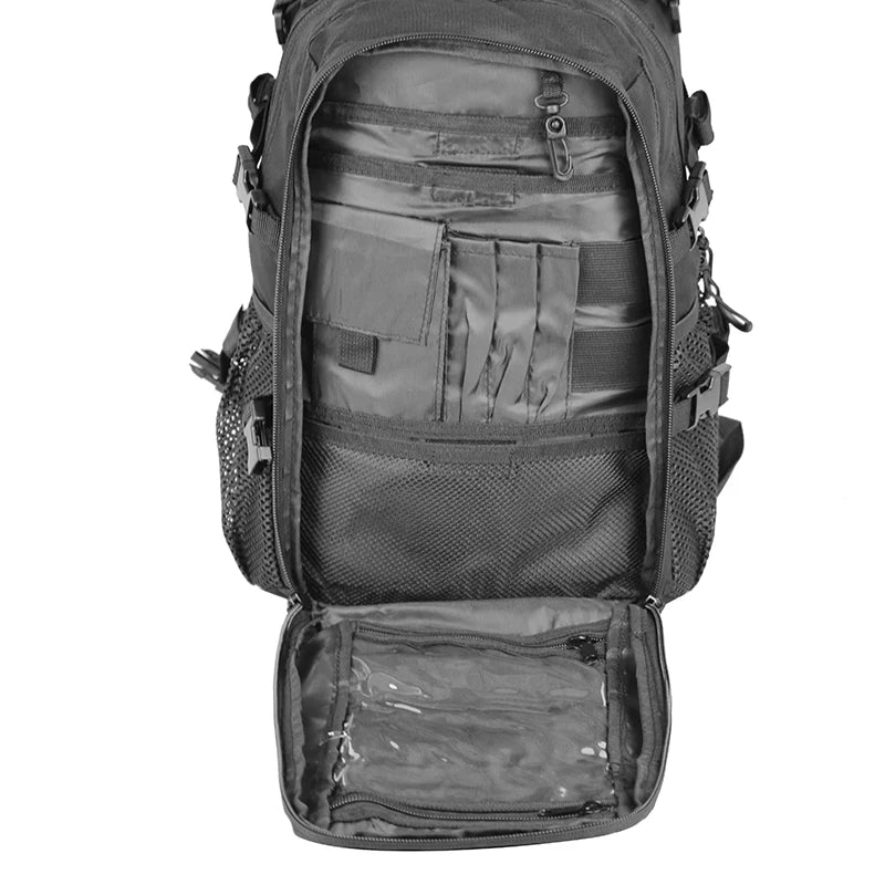 LQARMY Tactical Backpack Molle Rucksack For Outdoor Travel Hiking