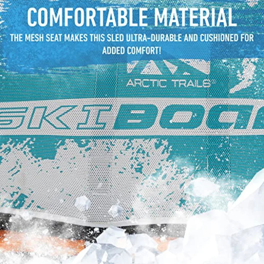 SHXI Arctic Trail Skiboard Snow Sled All Weather Durability