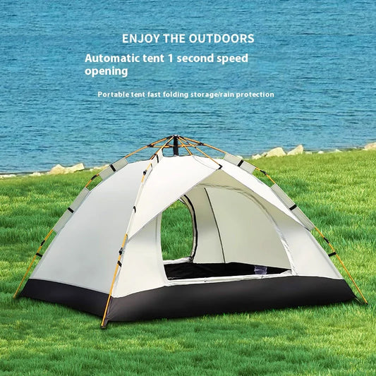 Pakicetus Automatic Quick Opening Camping Tent Two Door Design