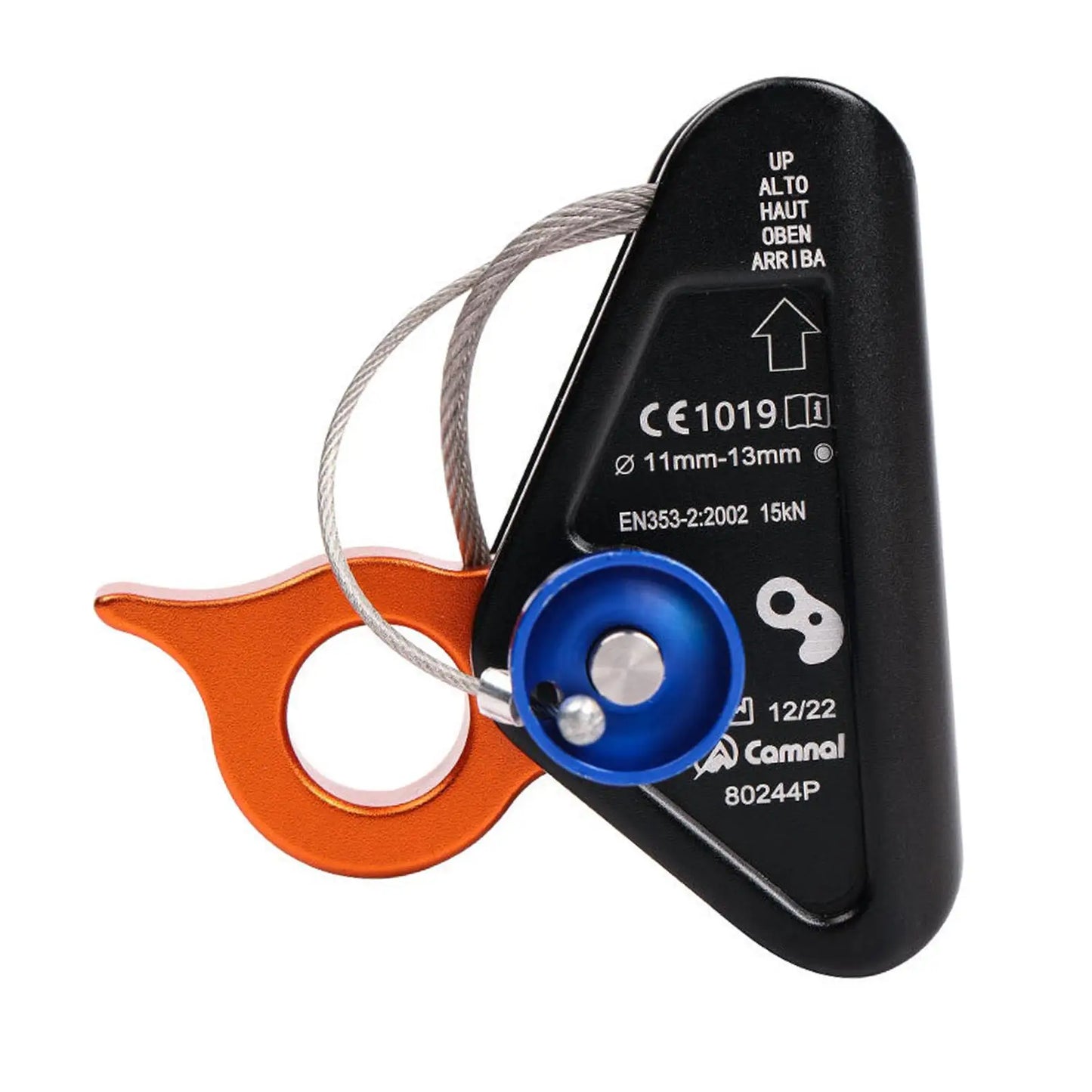 Rope Grab Ascender Fall Protection Riser Adjuster for Rock Climbing