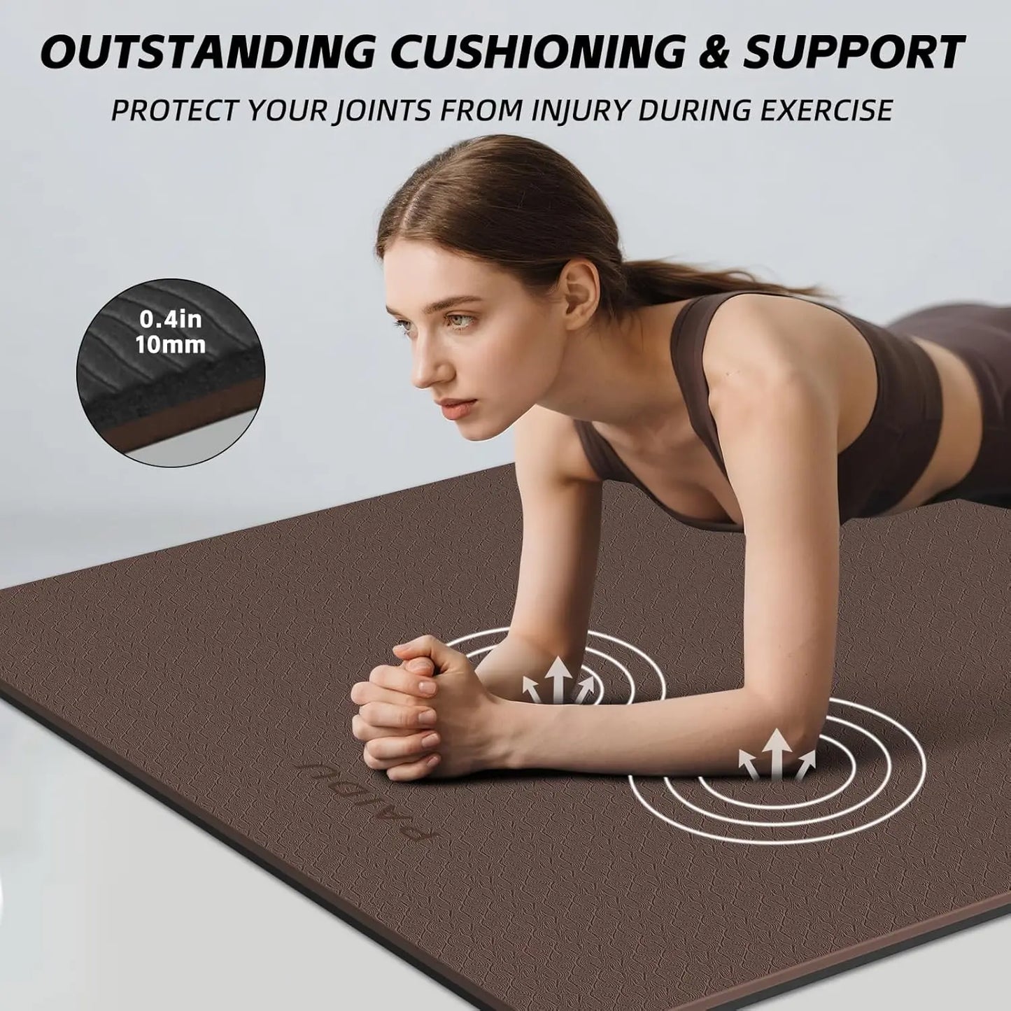 Non Slip Yoga Mat for Home Workouts
