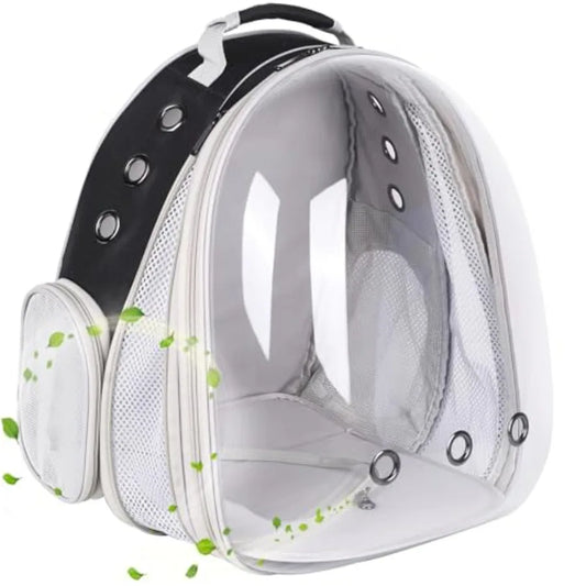 Expandable Front Cat Backpack Carrier With Bubble Window