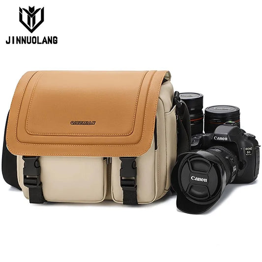 Fashionable single-shoulder camera bag, lightweight, travel photography single-lens reflex camera bag, small camera bag