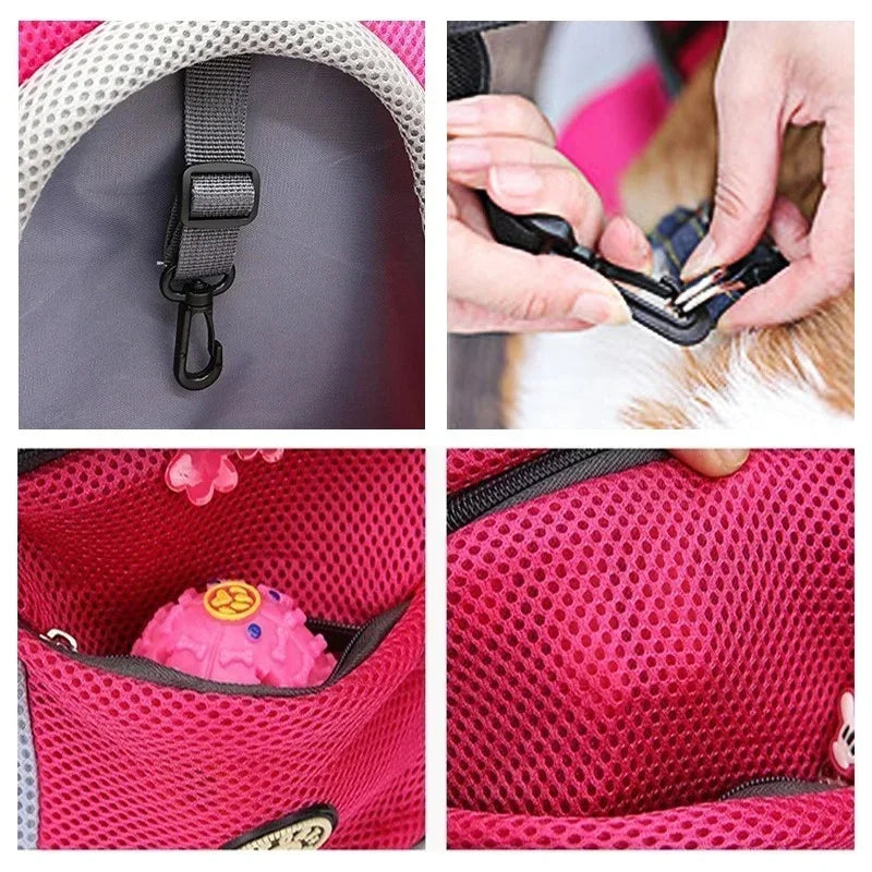 VOFORD Foldable Pet Carrier Backpack Cat Dog Travel Bag