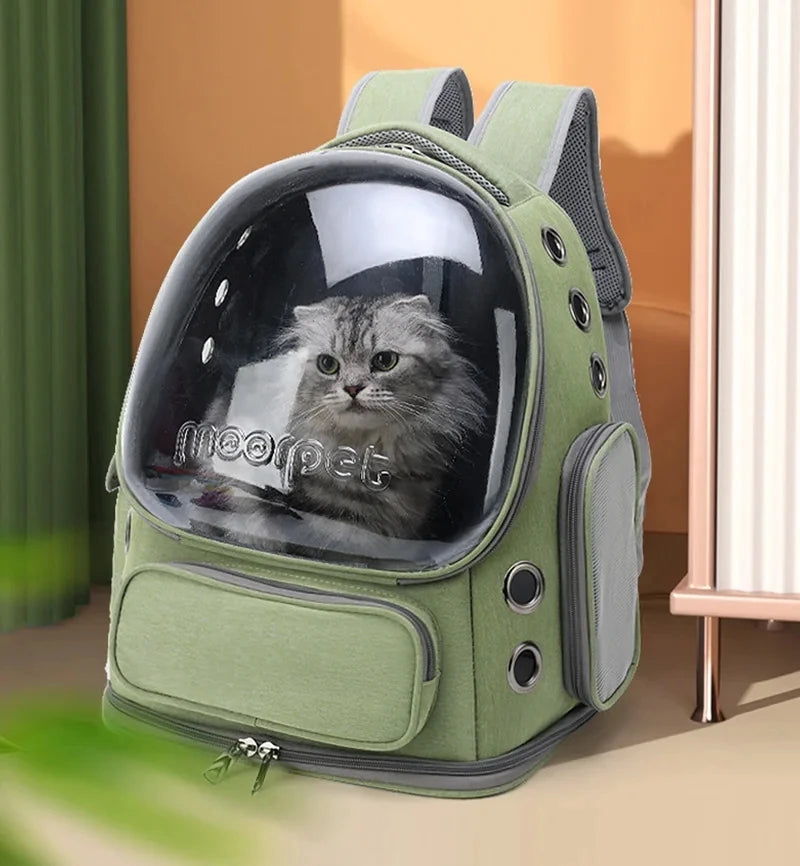 Breathable Cat Carrier Backpack For Cats And Small Dogs