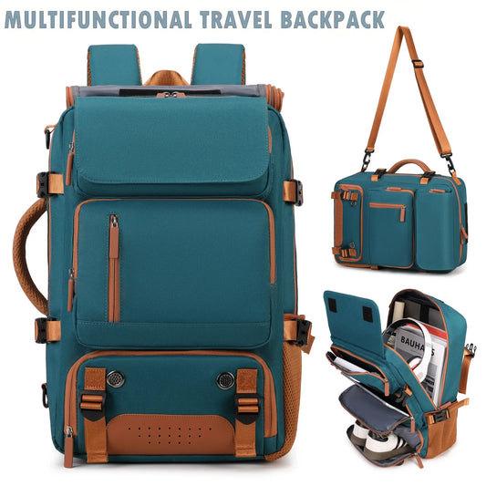 NONECN Backpack With Shoe Compartment Travel Laptop Carry On Luggage