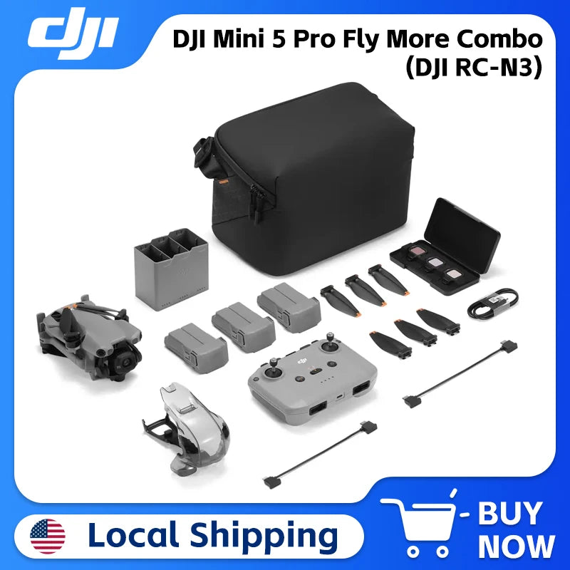 DJI Mini 5 Pro Fly More Combo With RC-N3 Controller