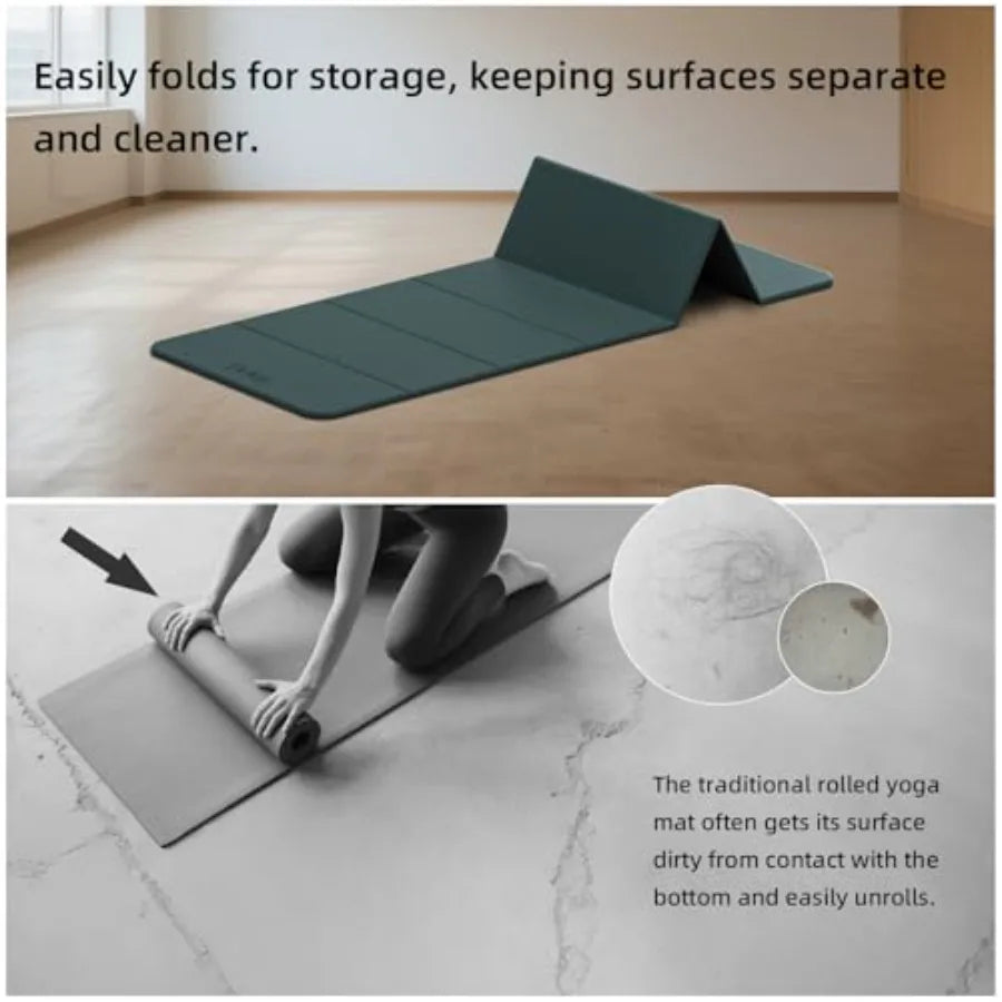 Foldable Yoga Mat Non Slip For Travel And Camping Portable