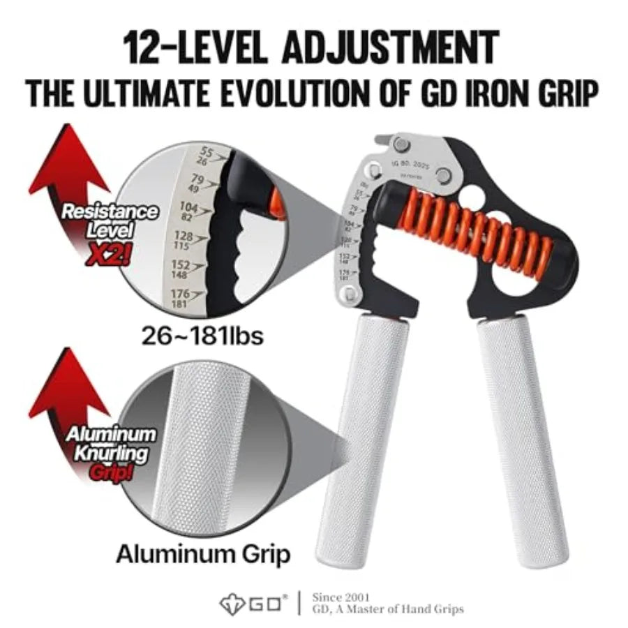 Adjustable Hand Gripper Strengthener for Athletes and Climbers