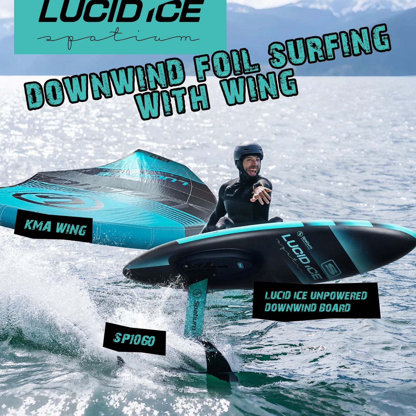 Lucid Ice Handheld Inflatable Surf Wing Foiling Kit