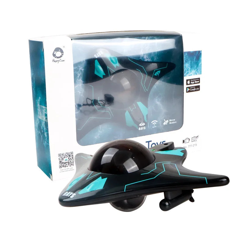 CONUSEA 6Ch RC Boat Submarine With Camera Underwater FPV WiFi