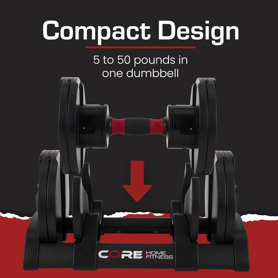 SHXI Adjustable Dumbbell Set For Strength Training Home Gym