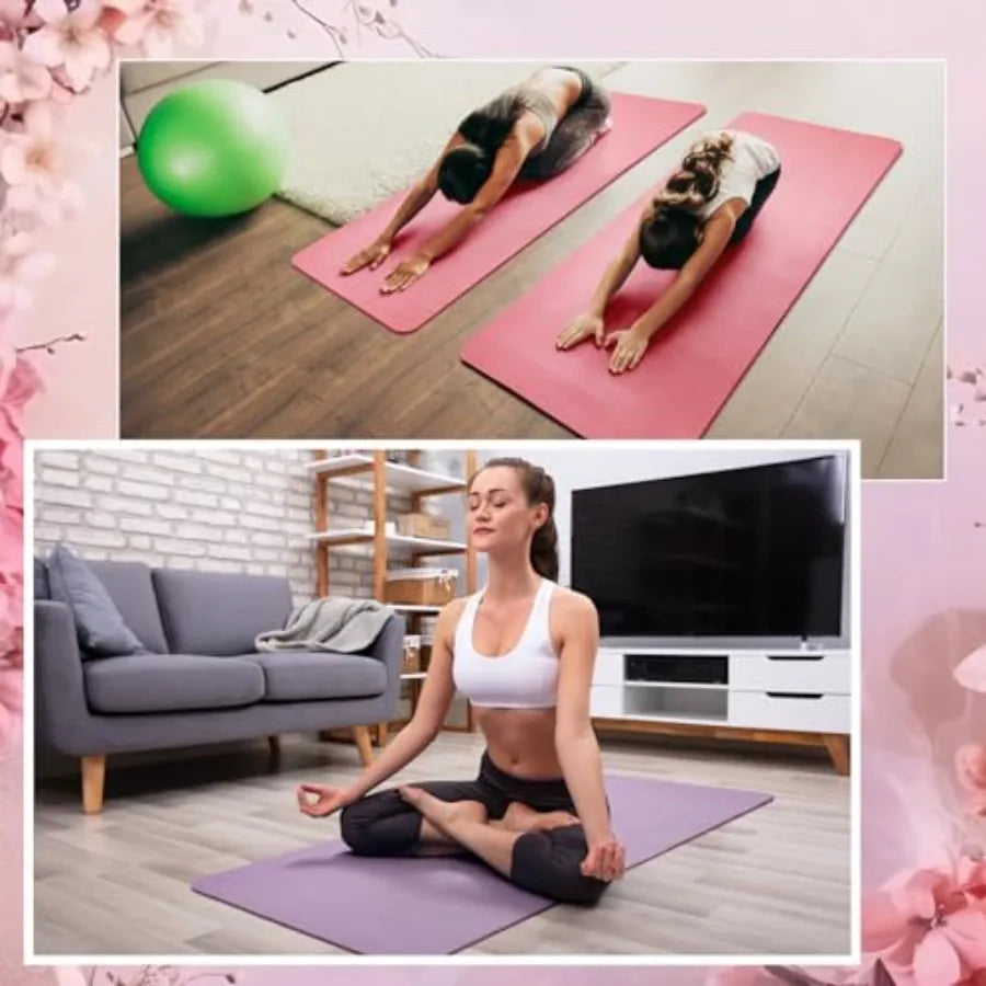 Yoga Mat Anti Slip Tear Resistant Exercise Mat For Gym