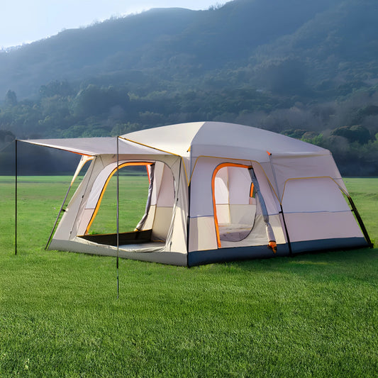 3-6 Person Camp Tent With Sunscreen And Mosquito Protection