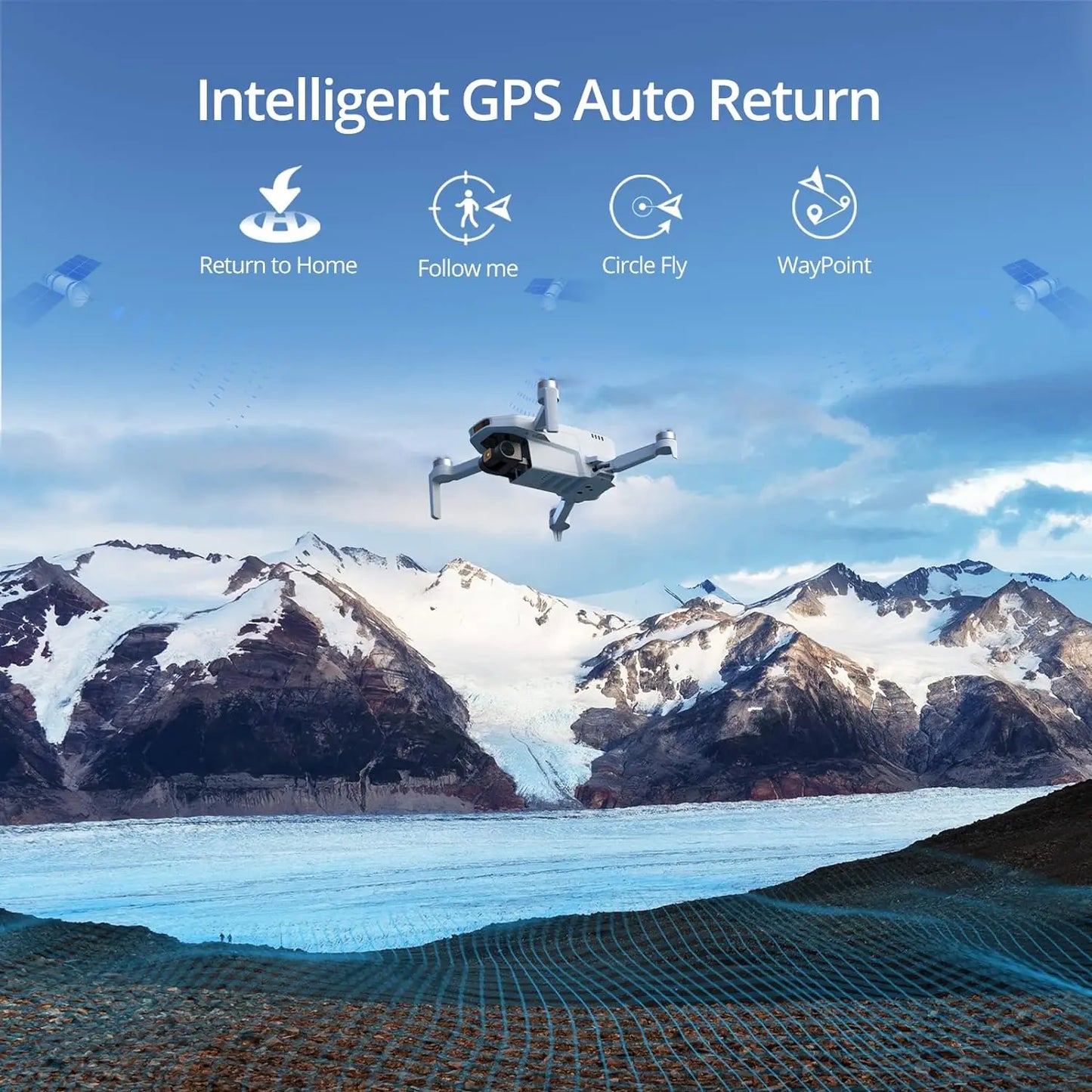 Potensic GPS Drone With Auto Return And 4K Camera Pro