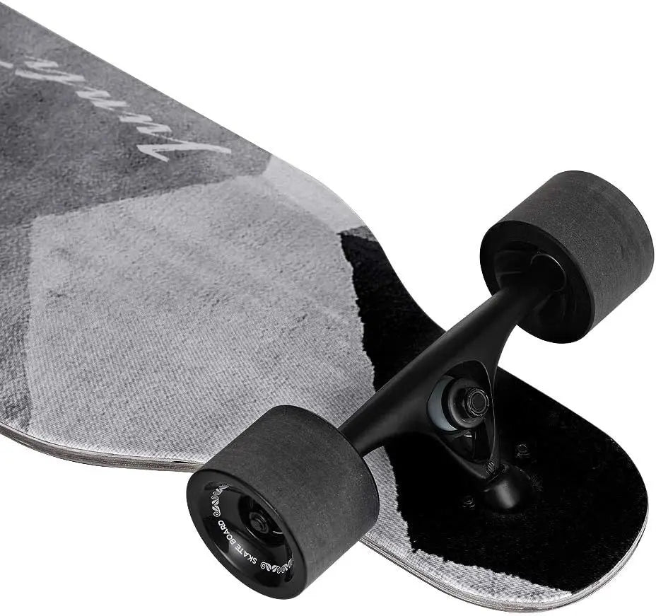 41-Inch Freeride Skateboard Longboard Complete Cruiser for Carving Downhill and Freestyle Riding
