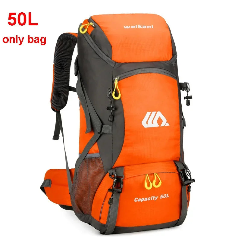 Scione Waterproof Travel Backpack Unisex For Outdoor Hiking And Camping