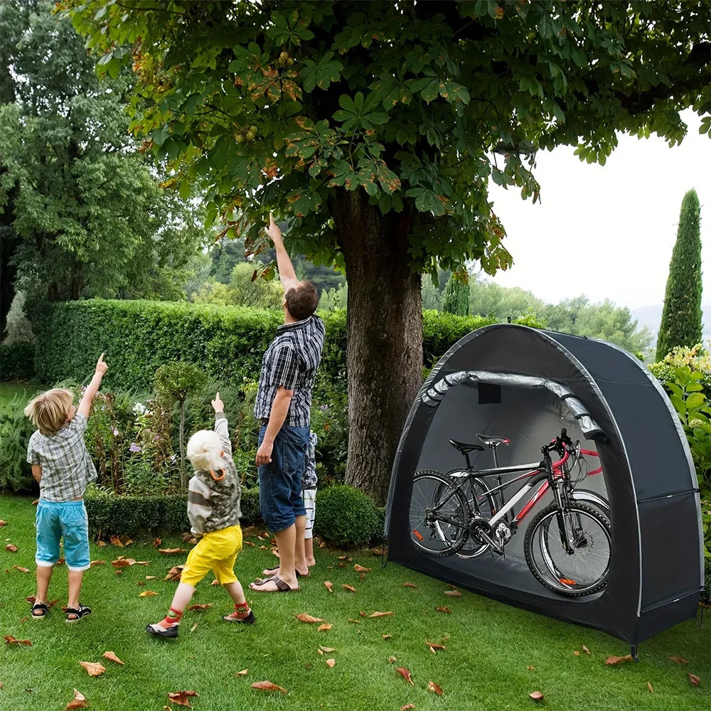 Outdoor Foldable Bicycle Shelter Tent Waterproof Portable Storage