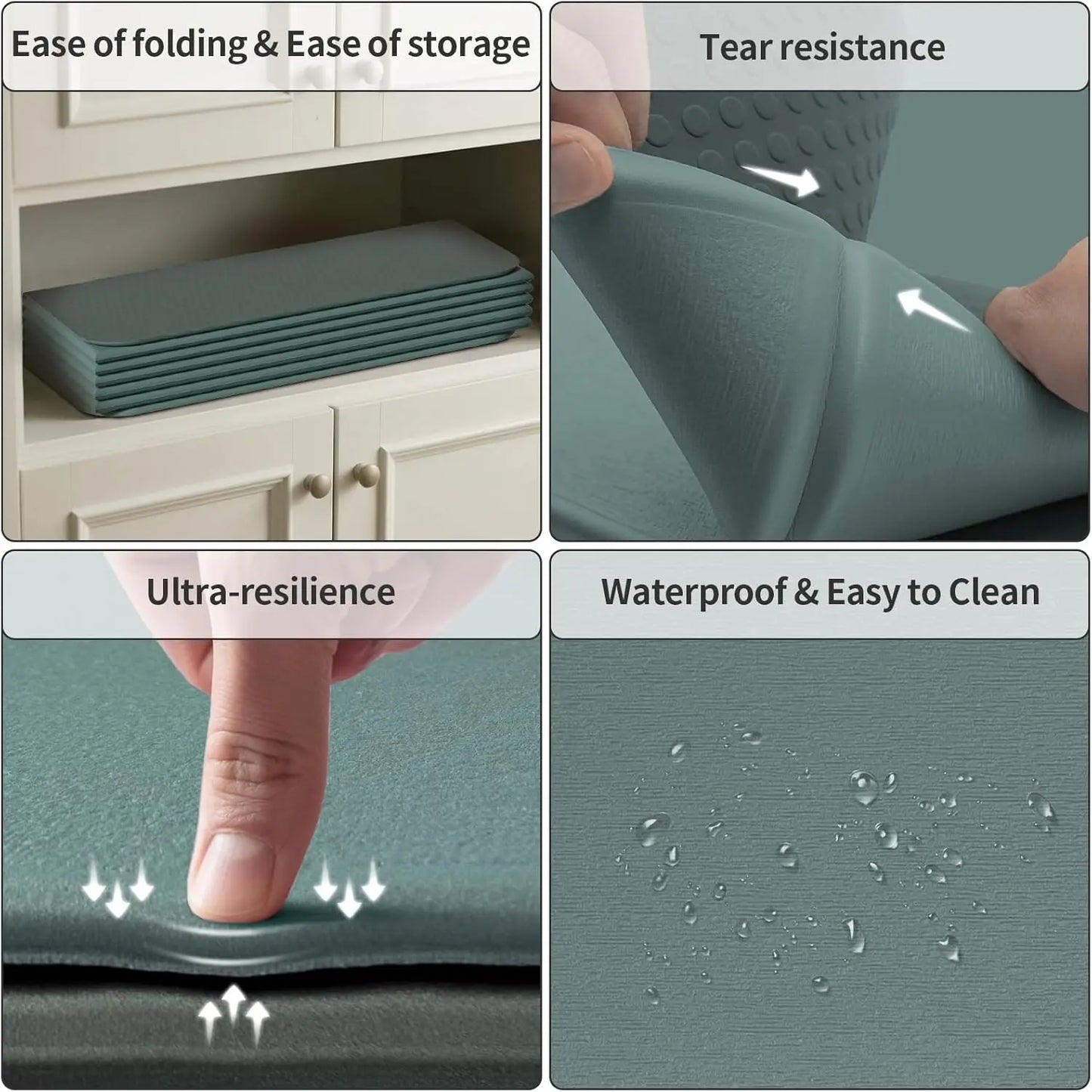 12-Fold Non-Slip Yoga Mat For Yoga Pilates And Meditation