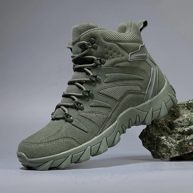 Louis KADHRCN Men's Casual Tactical Boots Lightweight Side Zipper