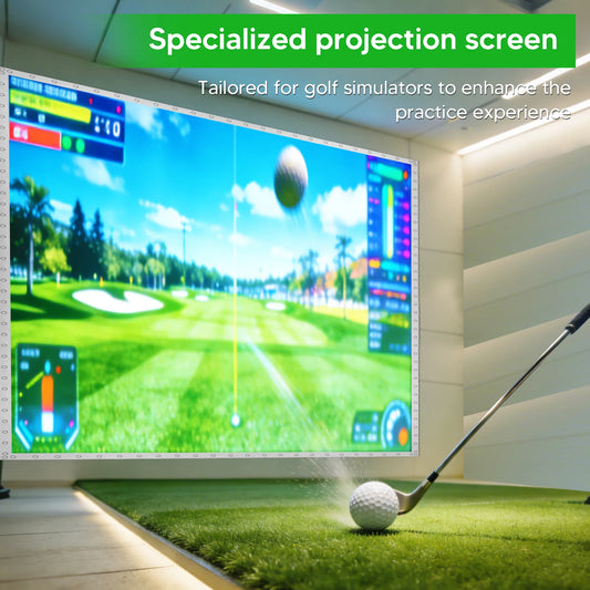 ATUO Golf Simulator Impact Screen For Indoor Home Practice