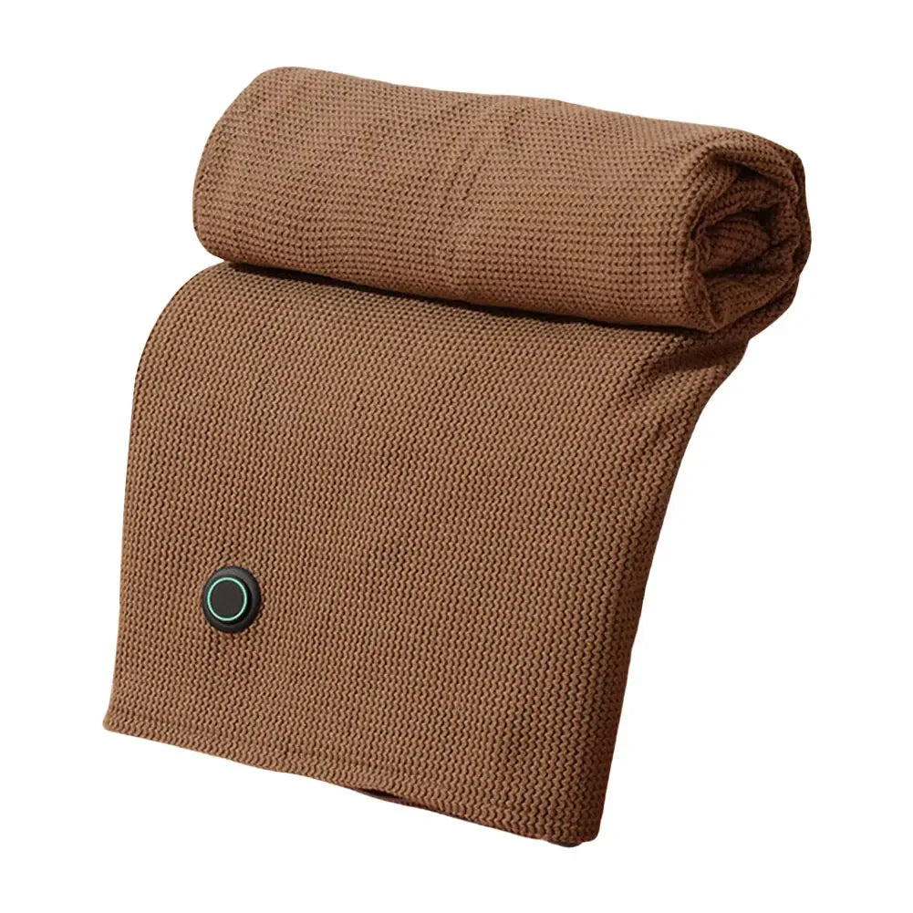 NONECN Wearable USB Heated Blanket Shawl With Three Heating Levels