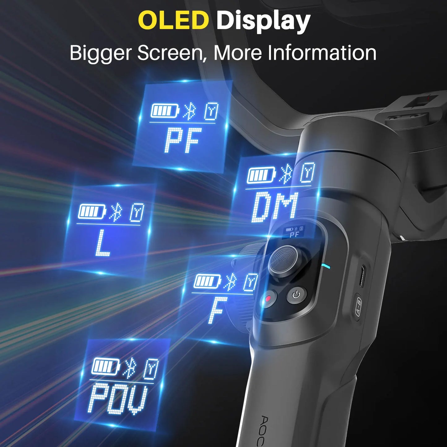 Aoch AOCHUAN Smart S2 Gimbal Stabilizer For Smartphones