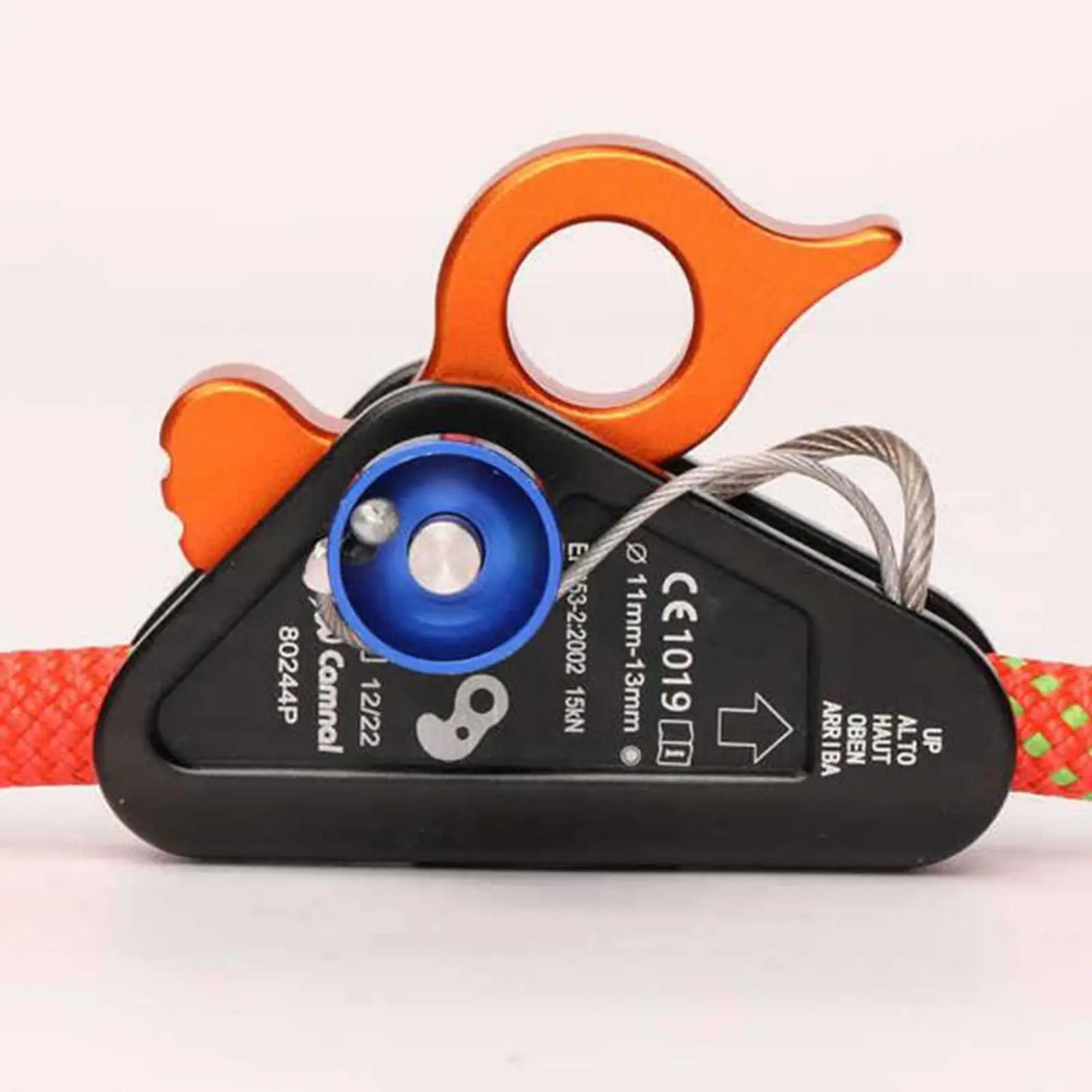 Rope Grab Ascender Fall Protection Riser Adjuster for Rock Climbing
