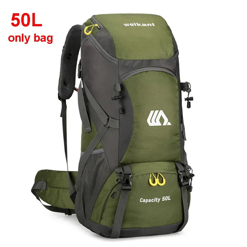Scione Waterproof Travel Backpack Unisex For Outdoor Hiking And Camping