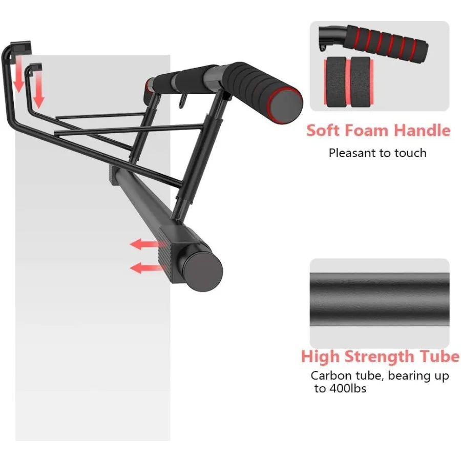 YAO HUI HUANG Pull Up Bar Doorway With Ergonomic Grip