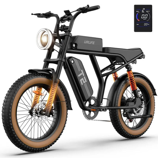 URLIFE Peak 1500W Electric Mountain Bike Removable Battery