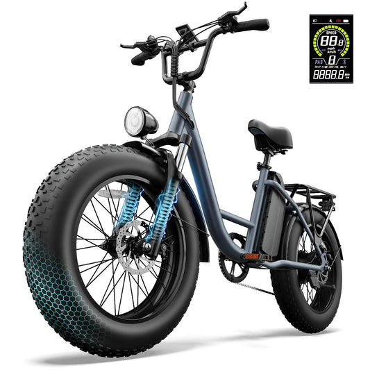 URLIFE E20PRO All-Terrain Fat Tire E-Bike 1500W Motor