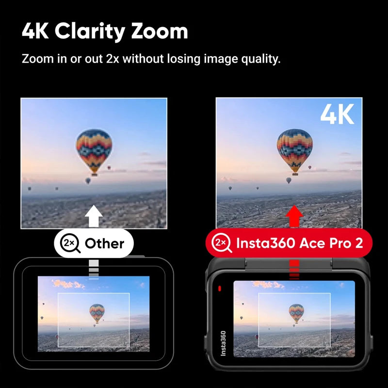Insta360 Ace Pro 2 8K Action Cam With Flip Touchscreen