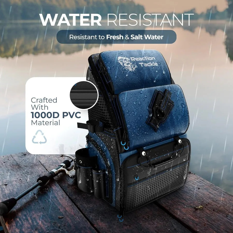 Fishing Tackle Bag For Saltwater With Waterproof 1000D PVC