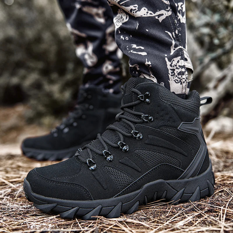 Louis KADHRCN Men's Casual Tactical Boots Lightweight Side Zipper
